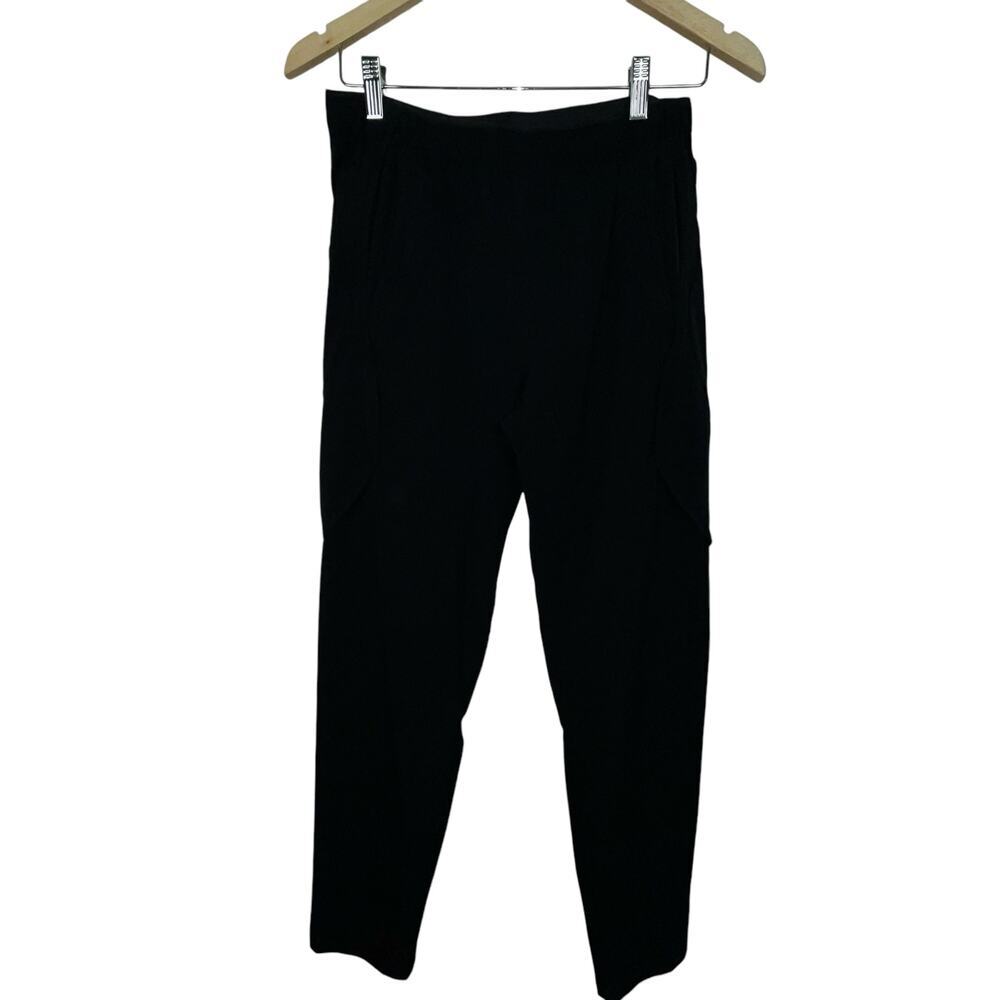 Paskho Womens Sz M Black Purity Meticulous Craftsman Travel Pants